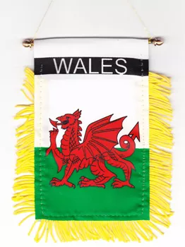 Wales Window Hanging Flag