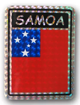 Samoa Reflective Decal