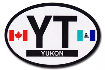 Yukon Territory Oval Decal
