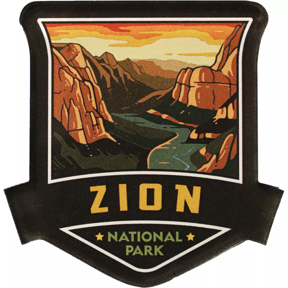 Zion National Park Acrylic Magnet