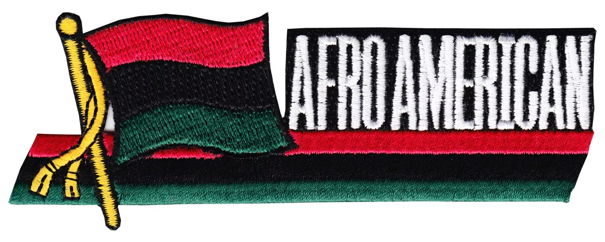 African American Cut-Out Patch