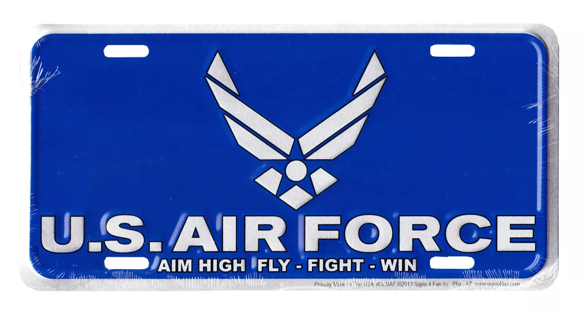 Air Force License Plate