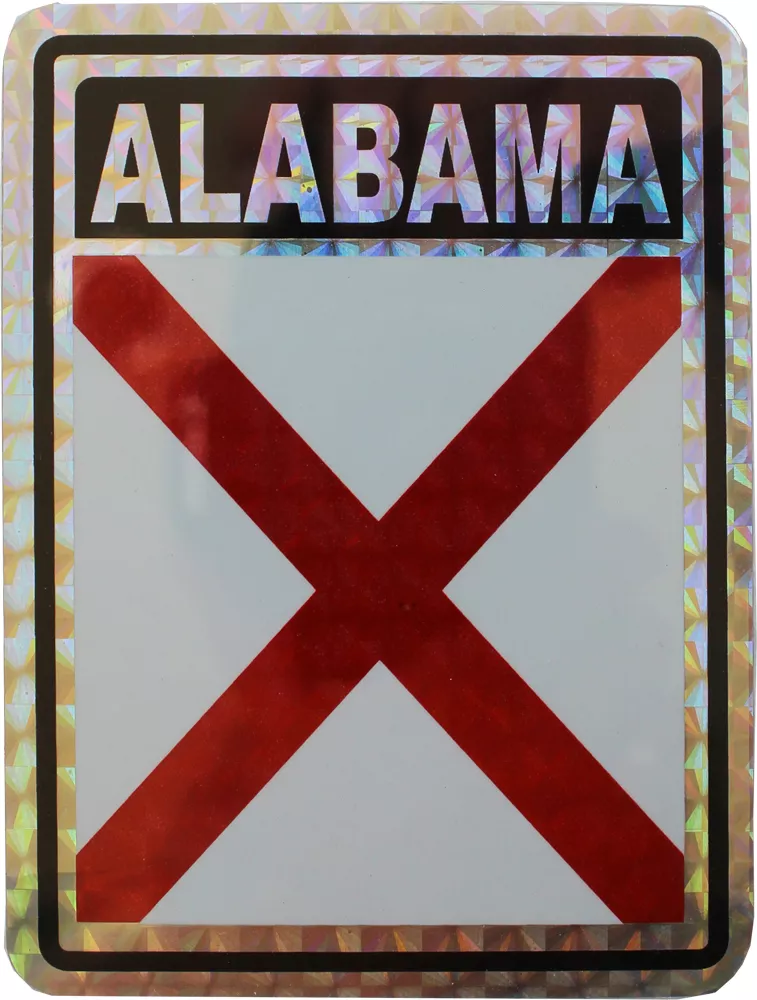 Alabama Reflective Decal