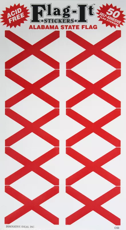 Alabama 50 Count Sticker Pack