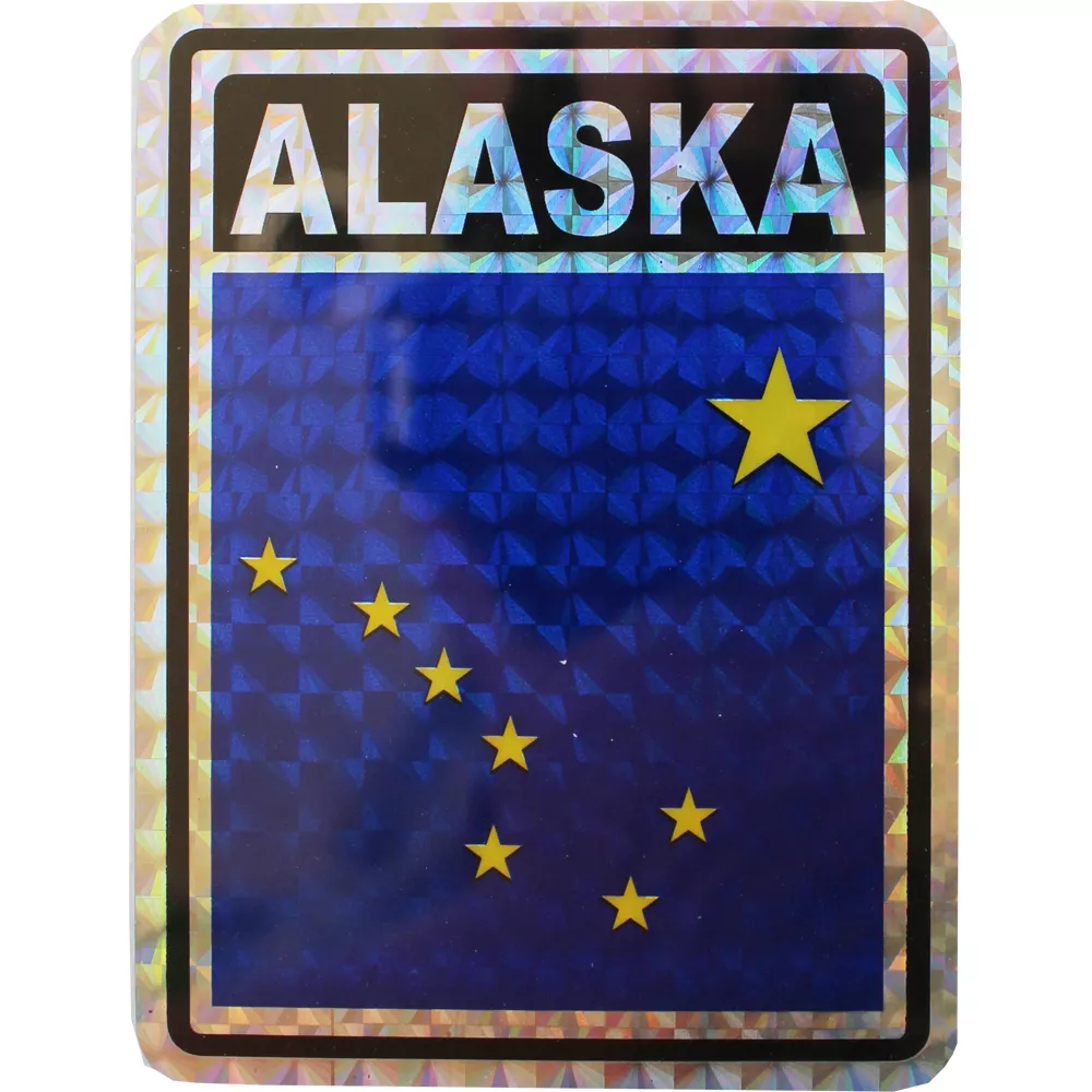Alaska Reflective Decal