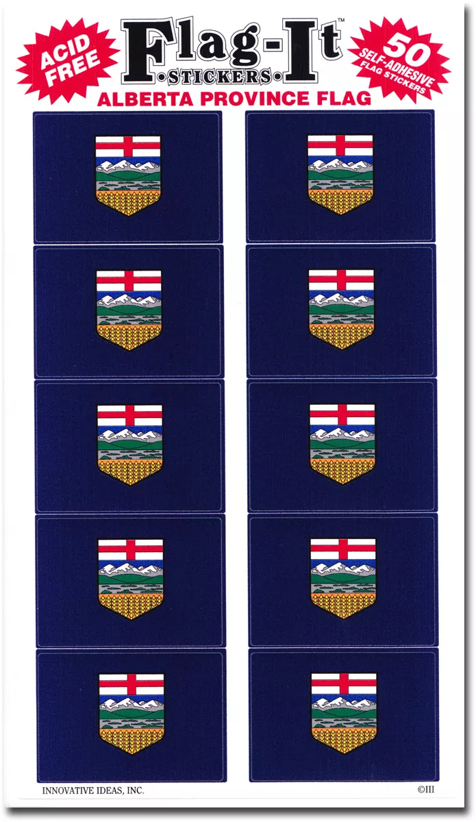 Alberta 50 Count Sticker Pack