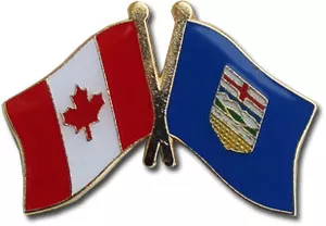 Canada Alberta Friendship Pin