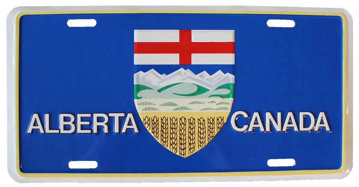 Alberta License Plate