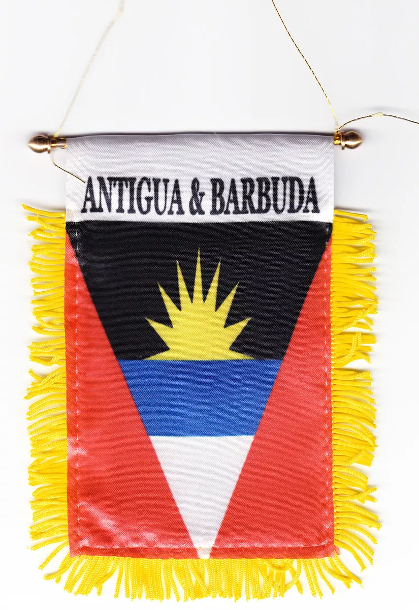 Antigua and Barbuda Window Hanging Flag