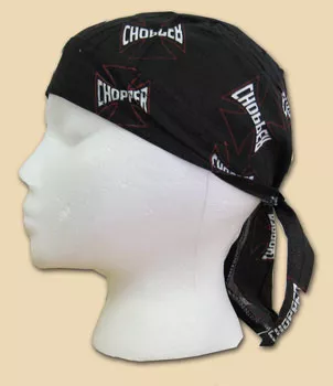 Choppers EZDanna Headwrap - One Size Fits All, Black