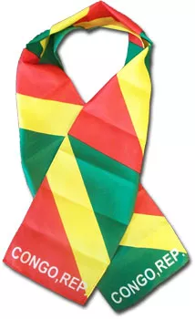 Congo - Rep. Of Scarf - 8" X 60"