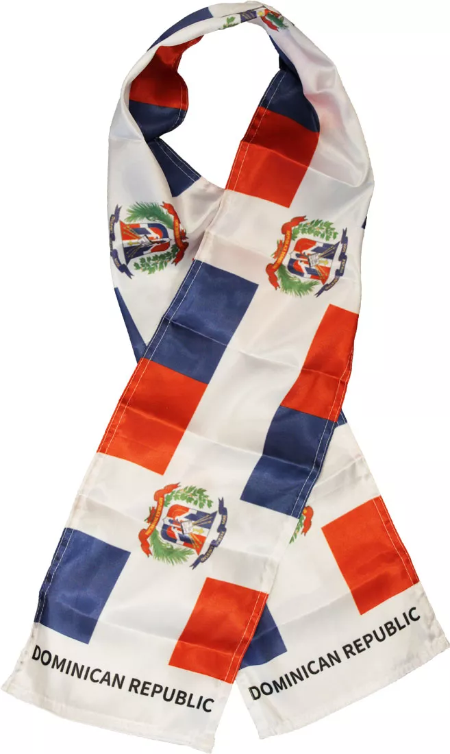Dominican Republic Scarf - 8" X 63"