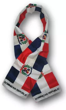 Dominican Republic Scarf - 8" X 63"