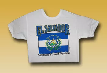 El Salvador International T-Shirt - M, White