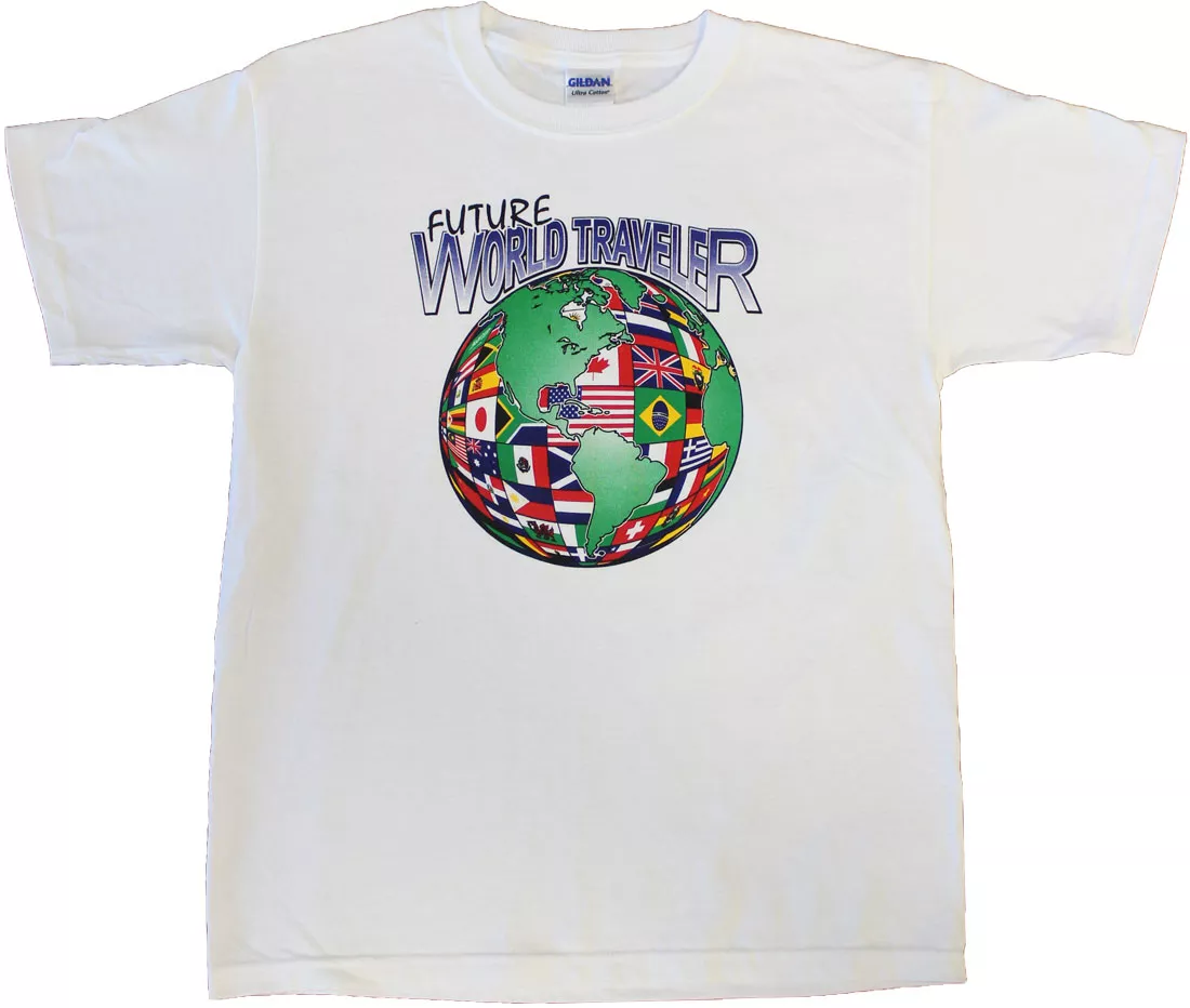Future World Traveler - Youth T-Shirt - YXS, White