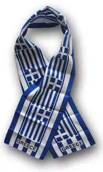 Greece Scarf - 8" X 63"