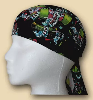 Live To Drink Headwrap - Black