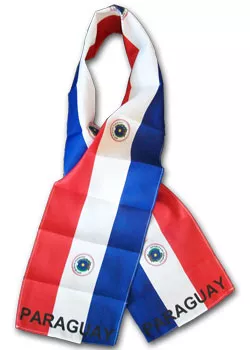 Paraguay (1957-1970) Flag Scarf - 8" X 60"