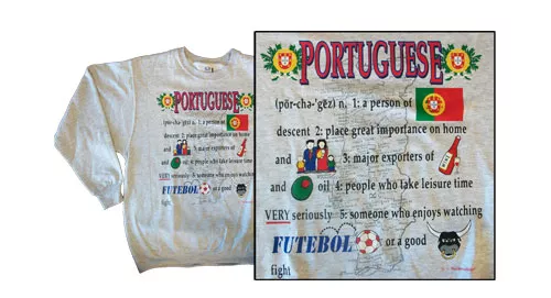 Portugal National Definition Sweatshirt - S, Gray, Ash