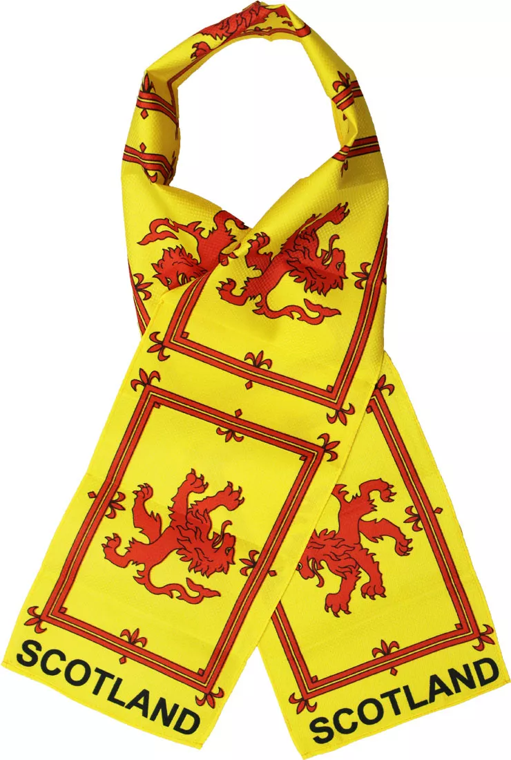 Scotland Scarf (Lion) - 8" X 63"