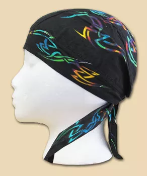 Tribal Colors EZDanna Headwrap - One Size Fits All, Black