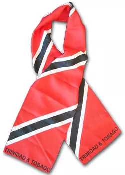 Trinidad and Tobago Flag Scarf - 8" X 60"