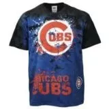 Chicago Cubs Tie-Dye T-Shirt - M, Blue