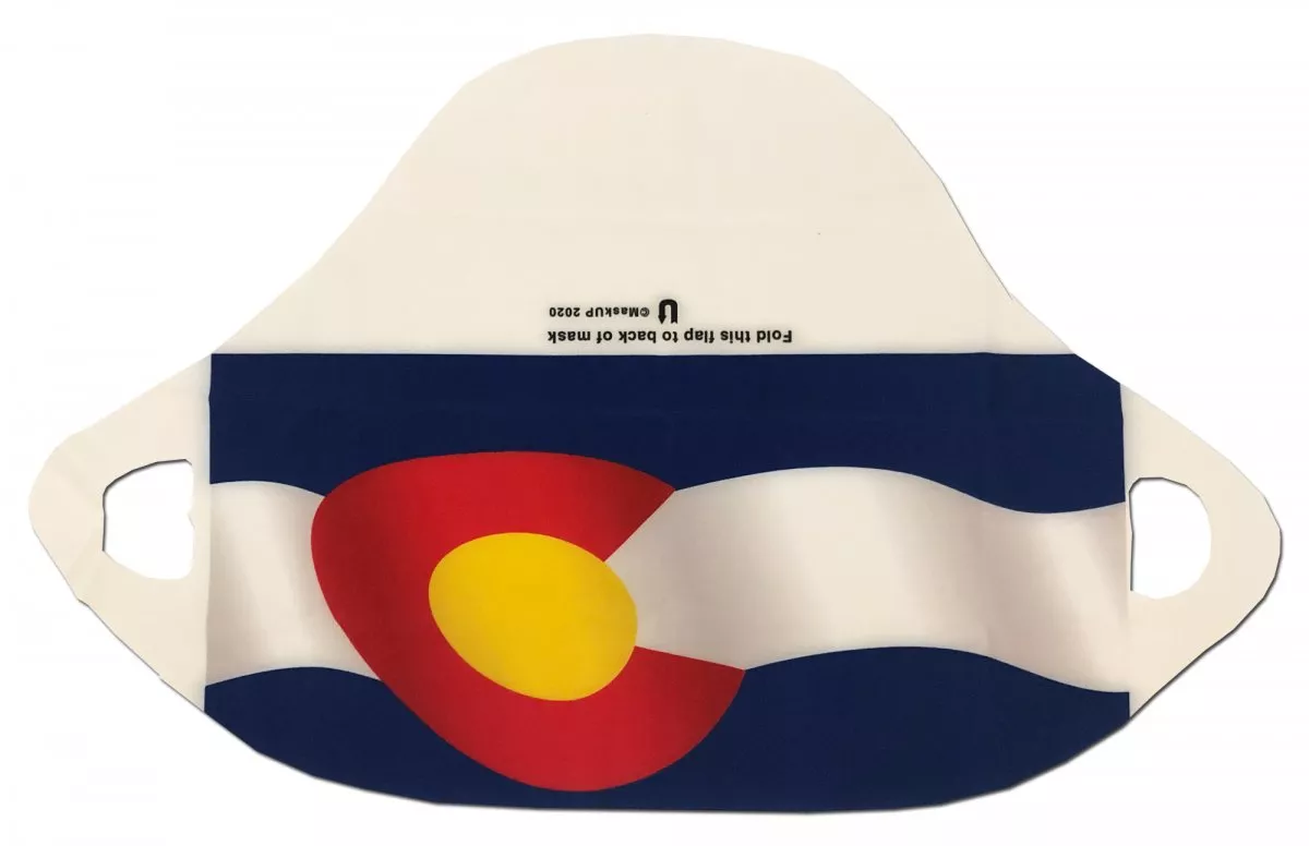Colorado Face Mask - One Size Fits All, Blue