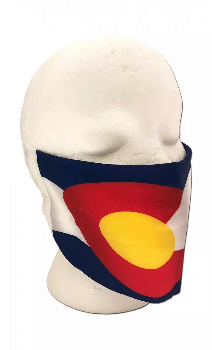 Colorado Face Mask - One Size Fits All, Blue