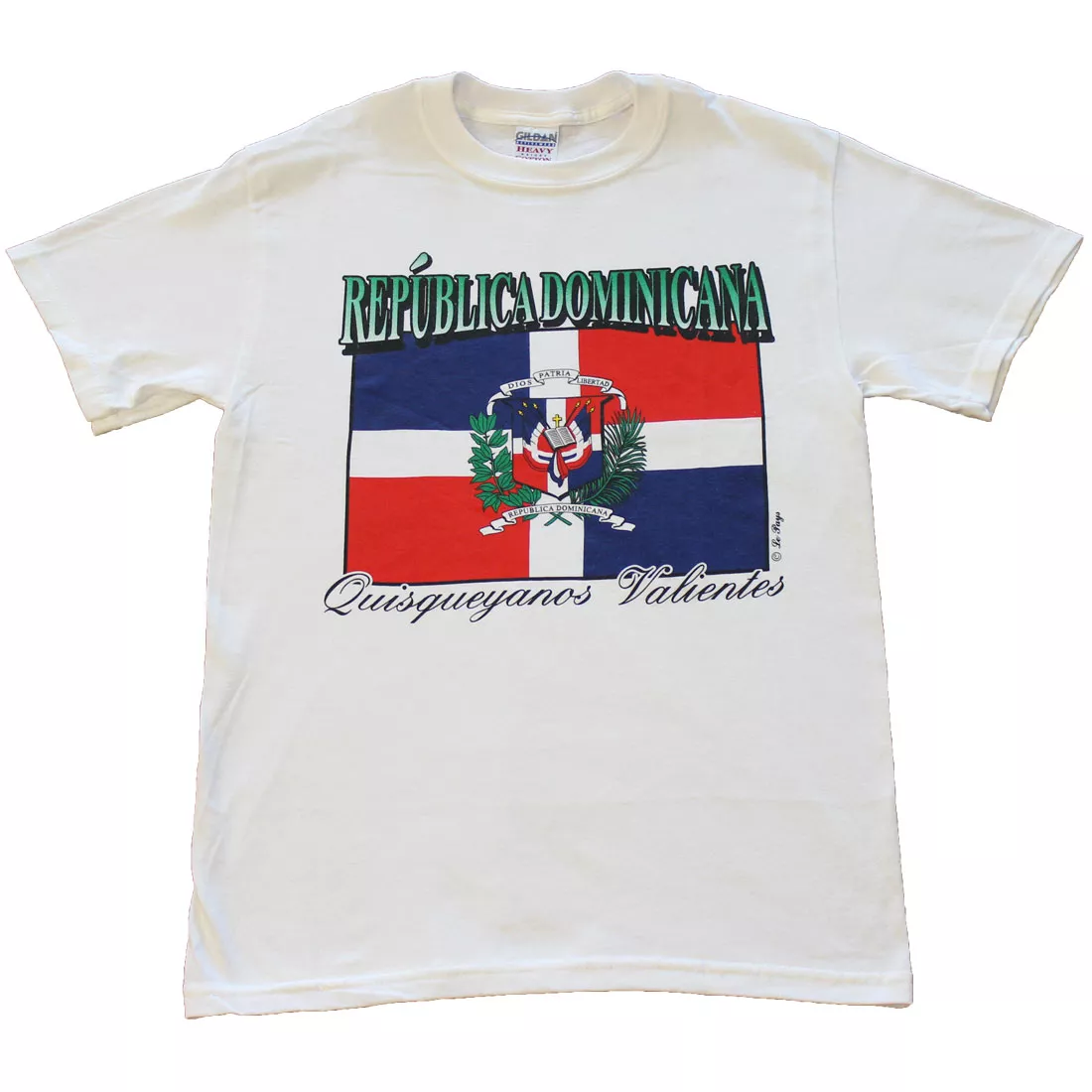 Dominican Republic International T-Shirt - M, White