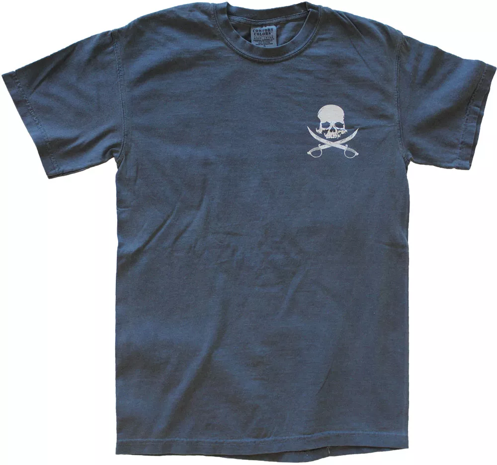 Fish or Cut Bait Cotton T-Shirt - S, Blue