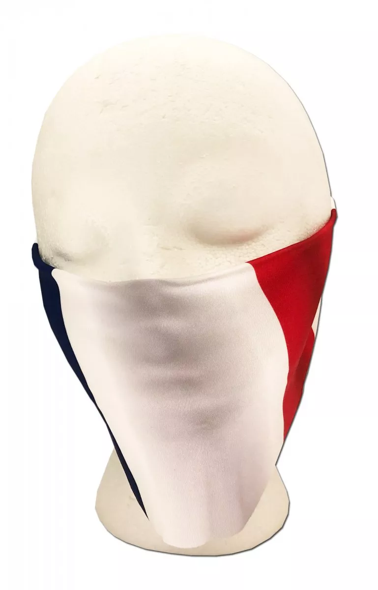France Face Mask - One Size Fits All, Blue