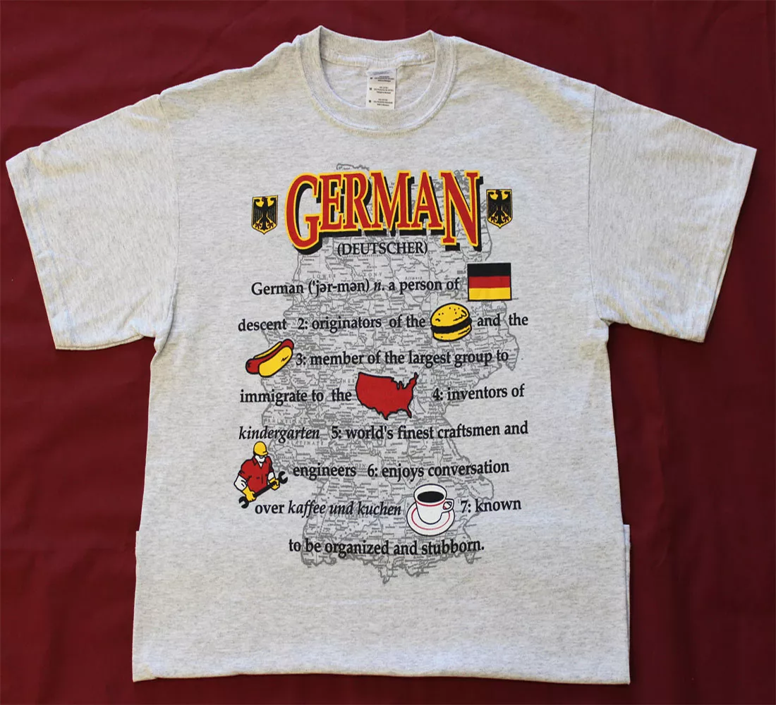 Germany Definition T-Shirt - S, Gray, Ash