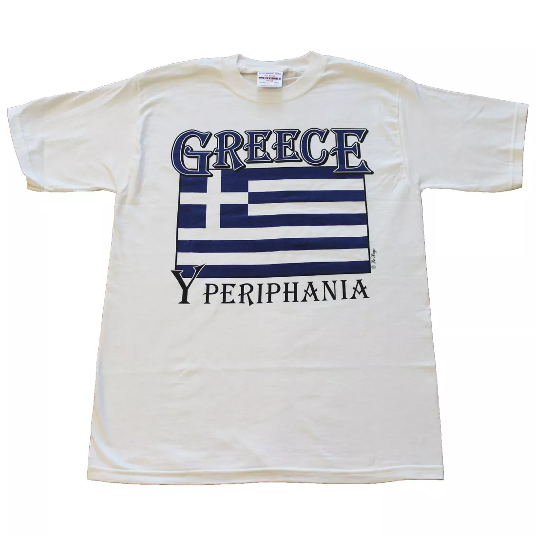 Greece International T-Shirt - S, White