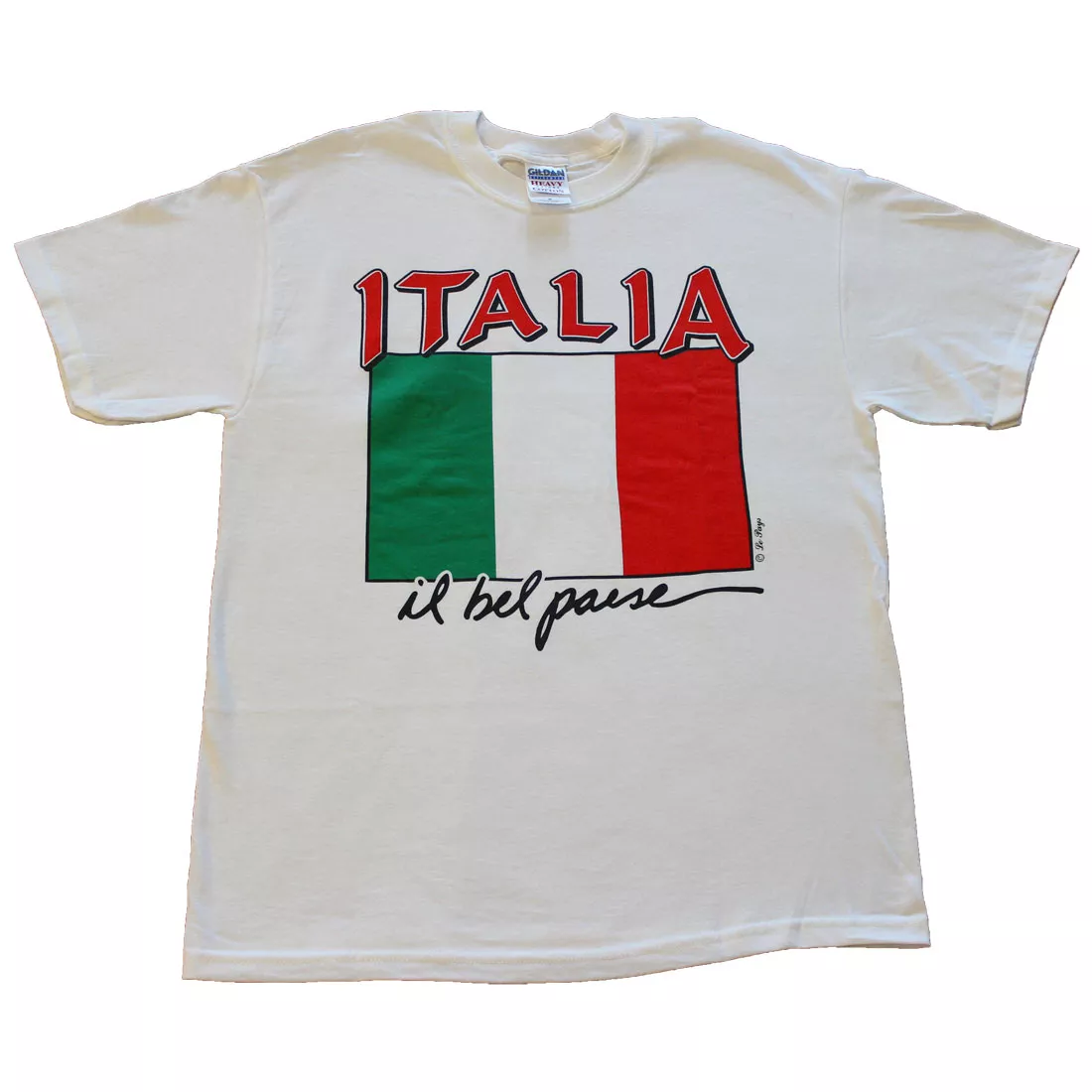 Italy International T-Shirt - M, White