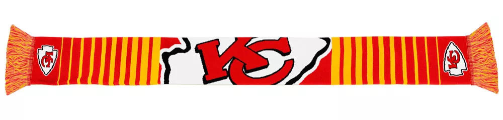 Kansas City Chiefs NFL Big Logo Scarf - 6.5" X 70"