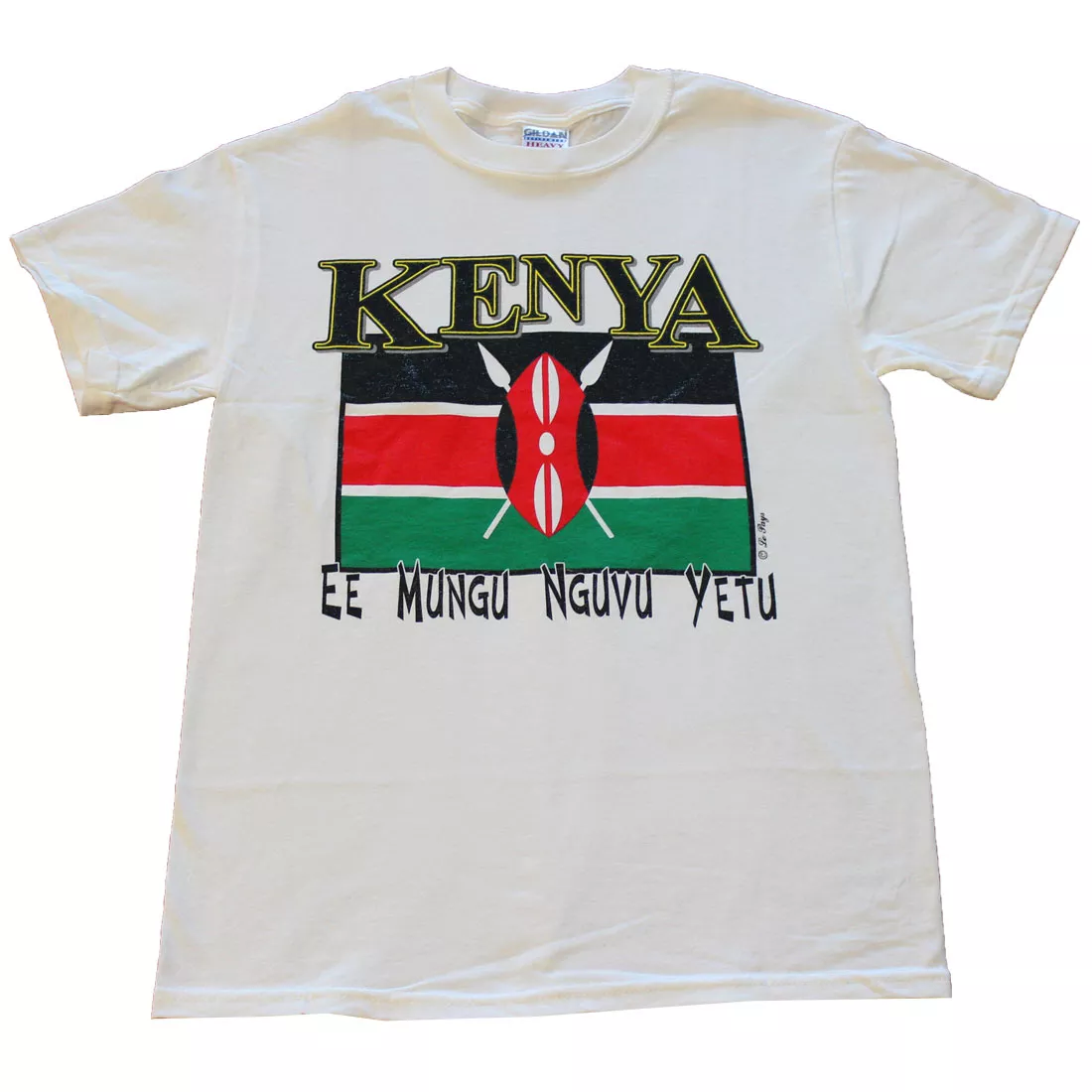 Kenya International T-Shirt - S, White