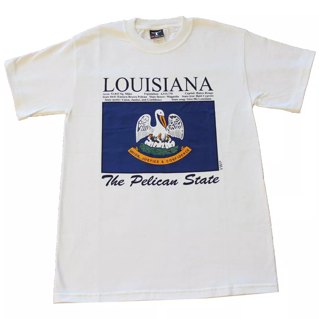 Louisiana State T-Shirt - M, White