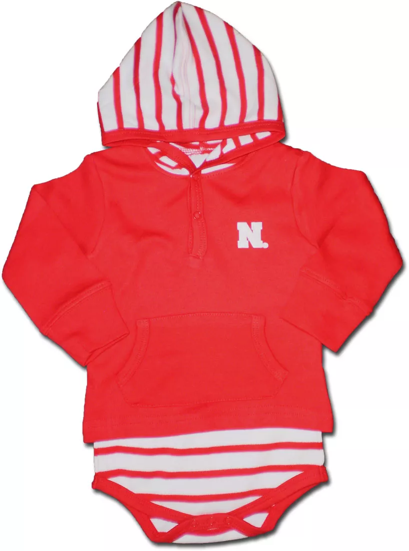 University of Nebraska - Striped Hooded Creeper - 6 Month, Red