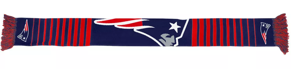 New England Patriots NFL Big Logo Scarf - 6.5" X 70"