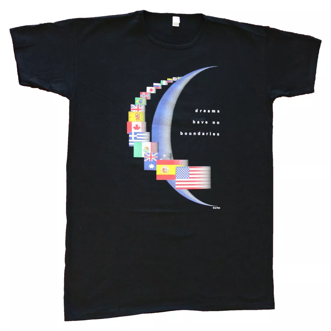 Dreams Have No Boundaries Nightshirt - One Size Fits All, Black