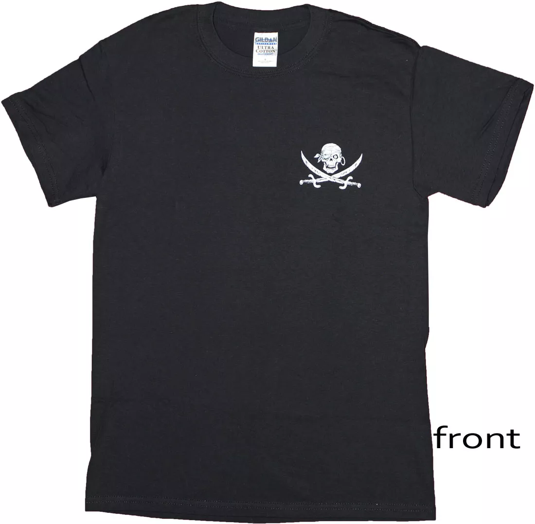 No Quarter No Mercy (Style 2) Cotton T-Shirt - S, Black