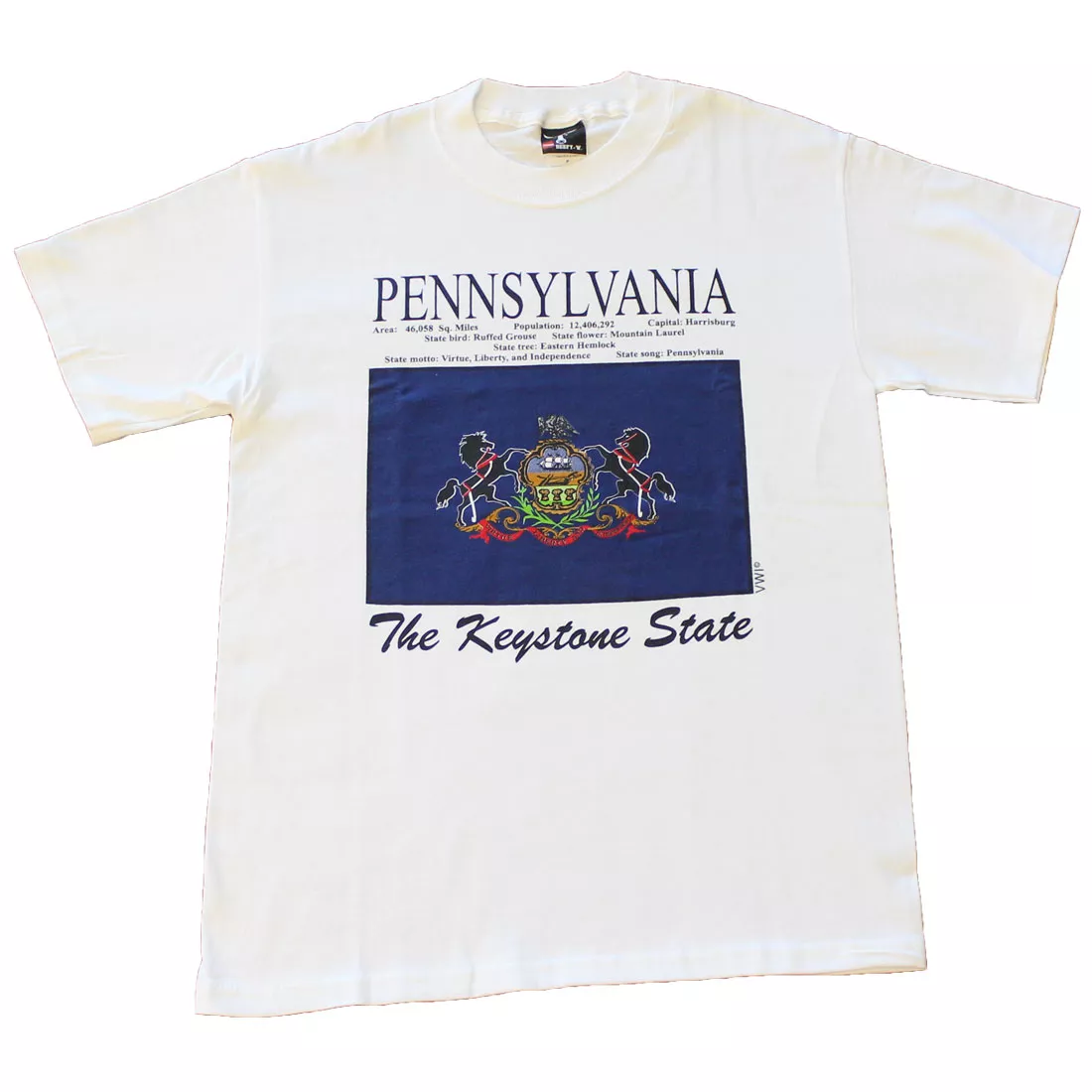 Pennsylvania State T-Shirt - S, White
