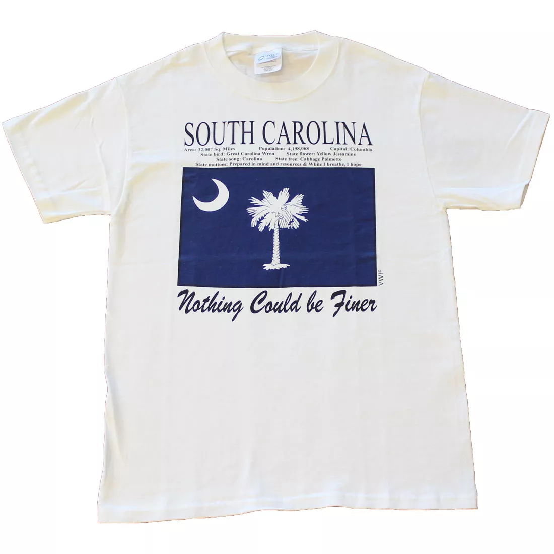 South Carolina State T-Shirt - M, White