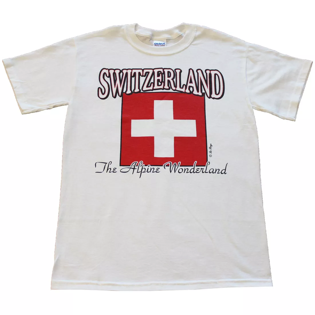Switzerland International T-Shirt - S, White