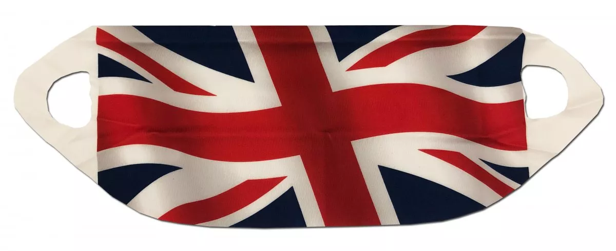 United Kingdom Face Mask - One Size Fits All, Blue