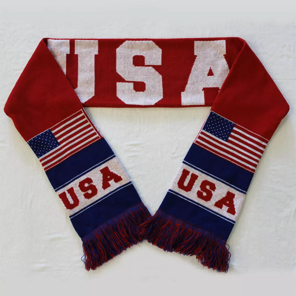 USA Knit Scarf - 6.5" X 70"