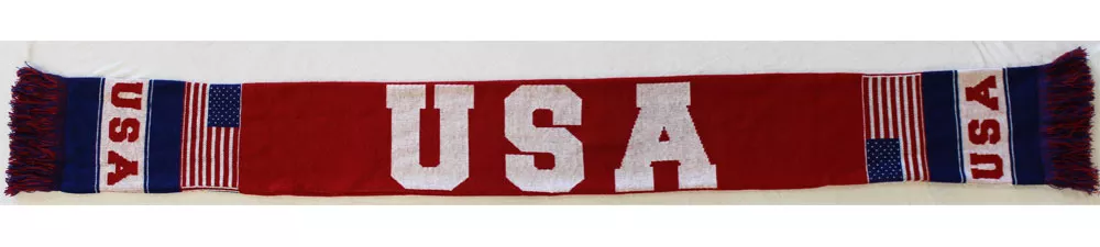 USA Knit Scarf - 6.5" X 70"
