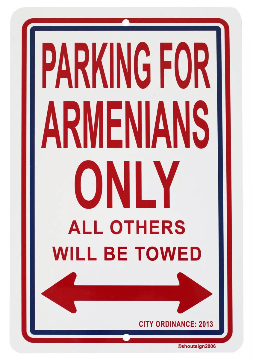 Armenia Parking Sign