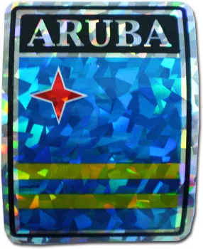 Aruba Reflective Decal